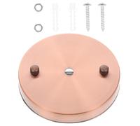 Yardenfun Plafoniera Soffitto Rosso Antico in Ferro Stabile Portalampada Base per Lampadari Sospesi e Accessorio Decorativo per Interni