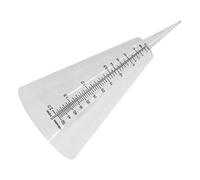 Yardenfun Pluviometro Forma di Cono in Plastica Trasparente Misuratore di Pioggia Fino per Giardino Prato e Agricoltura Strumento Resistente e Riutilizzabile per Monitoraggio Precipitazioni