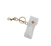 Yardenfun Portachiavi Trasparentper Rossetto Pochette Organizzatrice Balm Holder per Ragazze Accessorio Pratico per Ogni Occasione