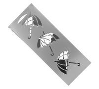 Yardenfun Portaombrelli in Metallo Vaschetta Raccogli Acqua Secchio per Ombrelli Stabile per Ingresso Domestico e Uso Commerciale Organizer per Bastoni da Passeggio