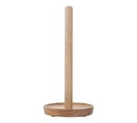 Yardenfun Portarotolo da Cucina in Legno Massello Scuro con Base Antiscivolo Supporto Verticale per Rotolo Carta Igienica e Scottex Organizer Pratico per Casa e Ufficio