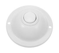 Yardenfun Pulsante Campanello in Metallo Cablato da Parete Luce LED Gialla, Interruttore Resistente per Campanello Esterno, Sostituzione per Porte Garage e Ingresso, Installazione Semplice
