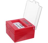 Yardenfun Pulsante di Emergenza Antincendio Manuale Reset Interruttore di Allarme di Sicurezza Rosso in Plastica Stazione di Allarme Antincendio per Casa e Ufficio e Visivo per Evacuazione