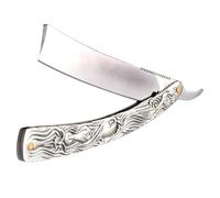 Yardenfun Rasoio Manuale di Vecchio Tipo per Barba e Chioma Lama Singola Portatile Design Ergonomico per Uso Domestico e da Salone Scorrevolezza Ridotta Irritazione Cutanea Adatto a