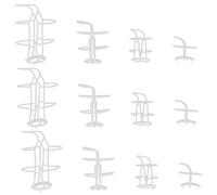 Yardenfun Retina Per Bottiglie Infusione in Pp Bianca, Rete Per Supporto Soluzione Liquida, Set Da 40 Pezzi Dimensioni Multiple, Copertura a Rete Stabilizzante Per Ospedali e Cliniche