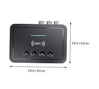 Yardenfun Ricevitore Wireless Audio Fm con Adattatore Ottico e Coassiale Trasmettitore e Ricevitore per Altoparlanti Tv Trasmissione Stabile