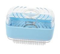 Yardenfun Scatola per Sapone Schiumogeno con e Porta Sapone con Drenaggio Rapido per Viaggio Utilizzo Facile per Lavaggio Abiti