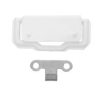 Yardenfun Set 1 Pezzo Maniglia per Porta Congelatore in Plastica con Morsetto e Gancio, Accessori per Tende Avvolgibili per Armadi Refrigerati Alimenti Freschi, Compatibile per Guide