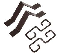 Yardenfun Set 2 Adattatori in Metallo e Ganci per Catena Antipioggia Standard Accessori per Grondaia Esterni Installazione Facile e Resistente per Scolapiatti a Catena da Giardino