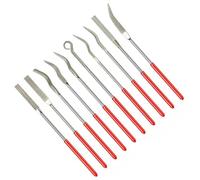 Yardenfun Set da 10 Lime Diamantate ad Ago Mini Multiuso Lime per Lucidatura e Sbavatura Metallo Legno e Plastica Utensili Manuali per Artigianato e Rimozione Ruggine