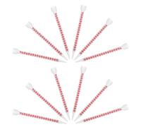 Yardenfun Set da 12 Ugelli per Calafataggio Riutilizzabili in Plastica Miscelatore Statico a Spirale Applicatori di Finitura per Resina Epossidica Utensili per Sigillatura Precisi per