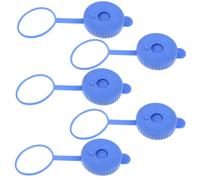 Yardenfun Set da 5 Tappi in Silicone per Erogatore d'Acqua Coperchio a Vite con Guarnizione Anti-Perdita Ricambi per Serbatoio di Stoccaggio Acqua Tappi Riutilizzabili per Brocche e