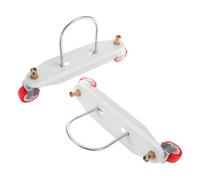 Yardenfun Set di Rotelle per Radiatore Elettrico Staffe a Gancio e Base Girevole, Supporto Stabile per Riscaldatori a Olio, Rotelle Silenziose per Uso Domestico e Ufficio, Installazione