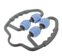 Yardenfun Strumento per Gambe Forma di Anello Roller Muscolare Profondo per Rilassamento e Terapia Ergonomico per Trattamento Drenante e Anticellulite Colore Azzurro