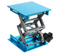 Yardenfun Supporto Elevatore Laboratorio in Alluminio Jack Sollevatore Manuale per Esperimenti Chimici e Biologici Piattaforma Scorrevole con Manopola Rotante per Altezza Precisa
