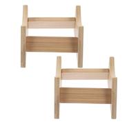 Yardenfun Supporto in Legno per Erogatore d'Acqua 2 Pezzi Base Porta-Bevande Stabile e Adattabile per Brocche e Distributori per Uso Domestico e Bar Professionale