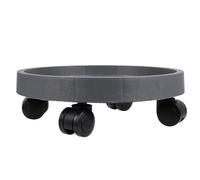 Yardenfun Supporto per Piante Ruote per Carichi Pesanti in Resina Carrello Portavasi Stabile e Resistente Adatto per Giardino Balcone e Terrazza