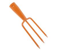 Yardenfun Testa di Forca da Giardino a 3 Denti Dritti in Acciaio, Strumento Manuale per Allentare Terreno Compatto, Attrezzo per Diserbo e Aerazione, Accessorio per Forcone da Giardino