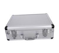 Yardenfun Valigetta Porta Attrezzi Serratura Codice Organizer Strumenti Portatile Custodia Protettiva Argento