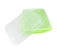 Yardenfun Vassoio Germinatore Pp con Coperchio per Semi e Germogli Vaschetta per Coltivazione di Fagioli Grano e Verdure Conservazione umidità per Crescita Rapida