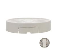 Yardenfun Vassoio Portavasi Rotondo con Ruote Girevoli Nascoste e Cassettino Raccogli Acqua Supporto Stabile per Piante Interne con Funzione di Drenaggio e Ventilazione per Radici Sane