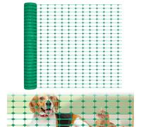 YARDIN Recinzione di protezione per pollame, in plastica, 1 rotolo, 1 recinzione mobile da 30 m, rete di chiusura flessibile, per pollame, verde