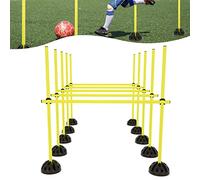 YARDIN Set di ostacoli multifunzionali, per allenamento condizionale, rimbalzo, dribbling e mobilità, colore: giallo