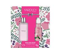 Yardley London English Rose EDT & Mist Set Gift box - Gifts for Women - Christmas her - Ideal Birthday, New year Eve, Anniversaries - Vegan friendly, Cruelty free, Multi