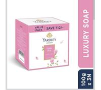 Yardley London English Rose Luxury Soap, 100 G, confezione da 3