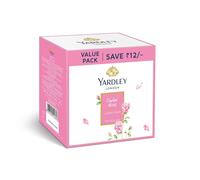 Yardley London English Rose Luxury Soap, 100 G, confezione da 3