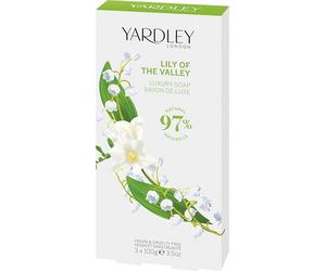 Yardley London Lily of the Valley Soap 3x100g