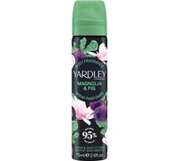 Yardley London Spray Corpo alla Magnolia e Fico, Spray Corpo Floreale per Donna con Note di Bergamotto e Ribes Nero, Spray Corpo alla Magnolia per Donna 75ml