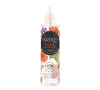 Yardley Poppy & Violet spray idratante corpo da donna 200 ml