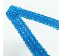 yards/lotto 20 mm pizzo elastico nastro elastico spandex ripiegabile per cucire pizzo bordo cintura accessorio per abbigliamento-azzurro cielo-5 yards