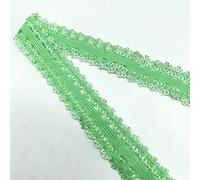 yards/lotto 20 mm pizzo elastico nastro elastico spandex ripiegabile per cucire pizzo bordo cintura accessorio per abbigliamento-verde-5 yards
