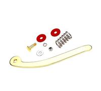 Yardwe 1 Impostato ponte per chitarra stabilizzatore del tremolo della chitarra cordiera accessori corde barra del braccio della bar squallido Metallo Golden