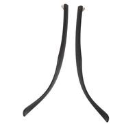 Yardwe 1 Paio di Bracci Ricambio per Occhiali in Silicone Titanio Nero, Aste Resistenti e Leggere per Sostituzione e Riparazione Occhiali da Vista