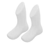 Yardwe 1 Paio Stampo Per Piedi Del Che Fa i Primi Passi Primo Manichino Piede Piedi Di Manichino Forma Di Calza Bianca