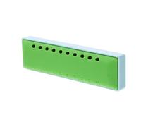 Yardwe 1 Set 10 20 10 Armonica A 10 Fori Armonica A 20 Toni Armonica Blues Armonica Portatile Armonica Per Armonica Creativa Armonica Per Armonica Giocosa Alluminio Verde