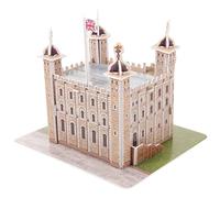 Yardwe 1 Set 3d Tower of London Enigmi Architettonici Kit Puzzle Giocattolo Puzzle Per Adulti Puzzle Tridimensionali Puzzle Di Costruzione Puzzle Architettonico Kit Carta