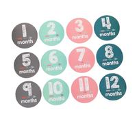 Yardwe 1 Set Adesivi Mensili per Adesivi per Festeggiare Del Mesi Accessori per Foto e Compleanno per Condividere Social Media