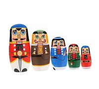Yardwe 1 Set Giocattoli Matrioska Strati Colorati Educativo per Decorazione per Casa