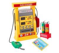 Yardwe 1 Set Giocattolo Stazione Di Servizio Stazione Di Servizio Simulazione Pompa Di Benzina Giocattolo Per Stazione Di Servizio Stazione Di Servizio Giocattolo Di Montaggio