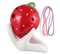 Yardwe 1 Set Ocarina Giocattolo Musicale Giocattoli Ceramica Ocarina Strumento Per Ocarina Fragola