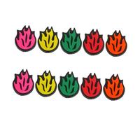 Yardwe 10 Ammortizzatori per Racchetta da Tennis in Silicone Riduzione con Assorbimento Urti Protezione Braccio e Comfort per Allenamento e Partite