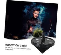 Yardwe 10 Impostati Gyro Magician Props Neri per Spettacoli Teatrali e Divertenti per Performance e Feste
