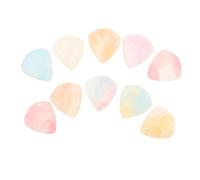 Yardwe 10 Pezzi Heart Shaped Guitar Picks in Resin Gradient Finish Finger Plectrums For Acoustic Electric Bass Ukulele Players Comfortable Grip Enhanced Speed Tone