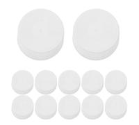 Yardwe 100 Tappi per Dentifricio in Plastica a Filettatura Fine Tappo a Vite Riutilizzabile per Dispenser da Bagno Copri Dentifricio da Viaggio Anti-Perdite per Uso Domestico
