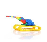 Yardwe 100pezzi Colorati Educativi Per Mattoncini Geometriche e Per Apprendimento