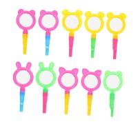 Yardwe 10pezzi Lente d Ingrandimento Mini Tascabile Per Ragazzo Ragazza Strumenti Da Detective Fischietto Per Feste Giocattoli Educativi Scientifici Piccoli e Facili Da Trasportare Stile